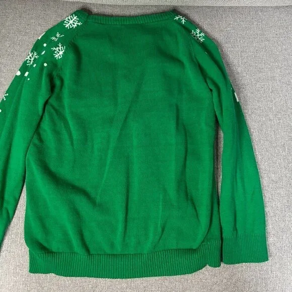 Kids Star Wars Christmas Sweater Size L EUC - Picture 3 of 3